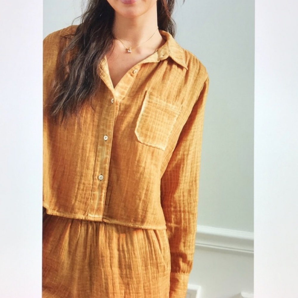 Daily Practice Anthropologie Santorini Brown Lounge Set Small